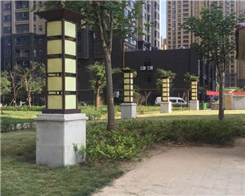 寧夏景觀燈案例-西安茅坡新城景觀燈