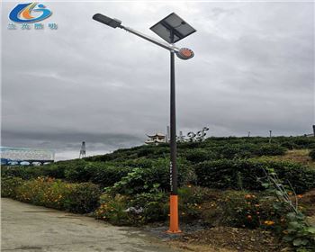 青海商洛山陽縣金橋茶廠太陽能路燈項目