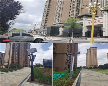 青海平涼新世紀集團世紀花園庭院燈路、景觀路燈項目